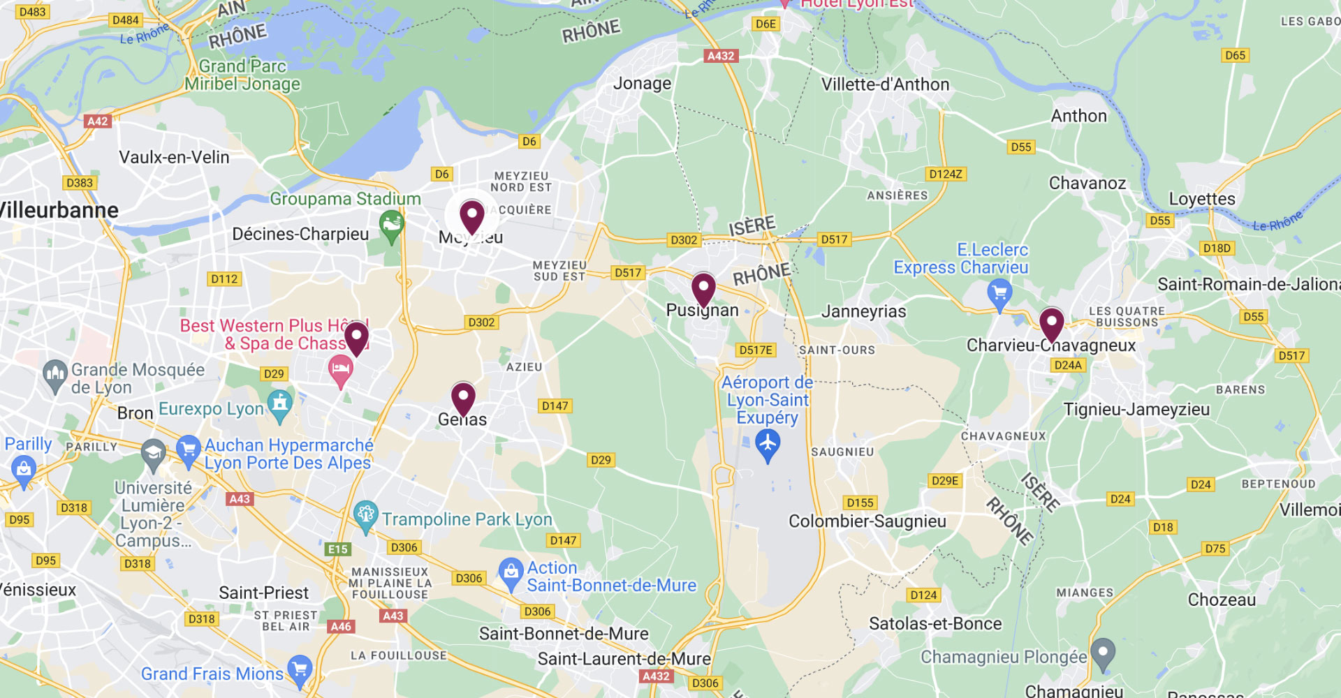 Zone d'intervention